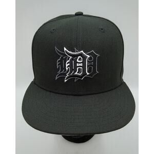 Detroit Tigers New Era 59Fifty Black Cap Size 7